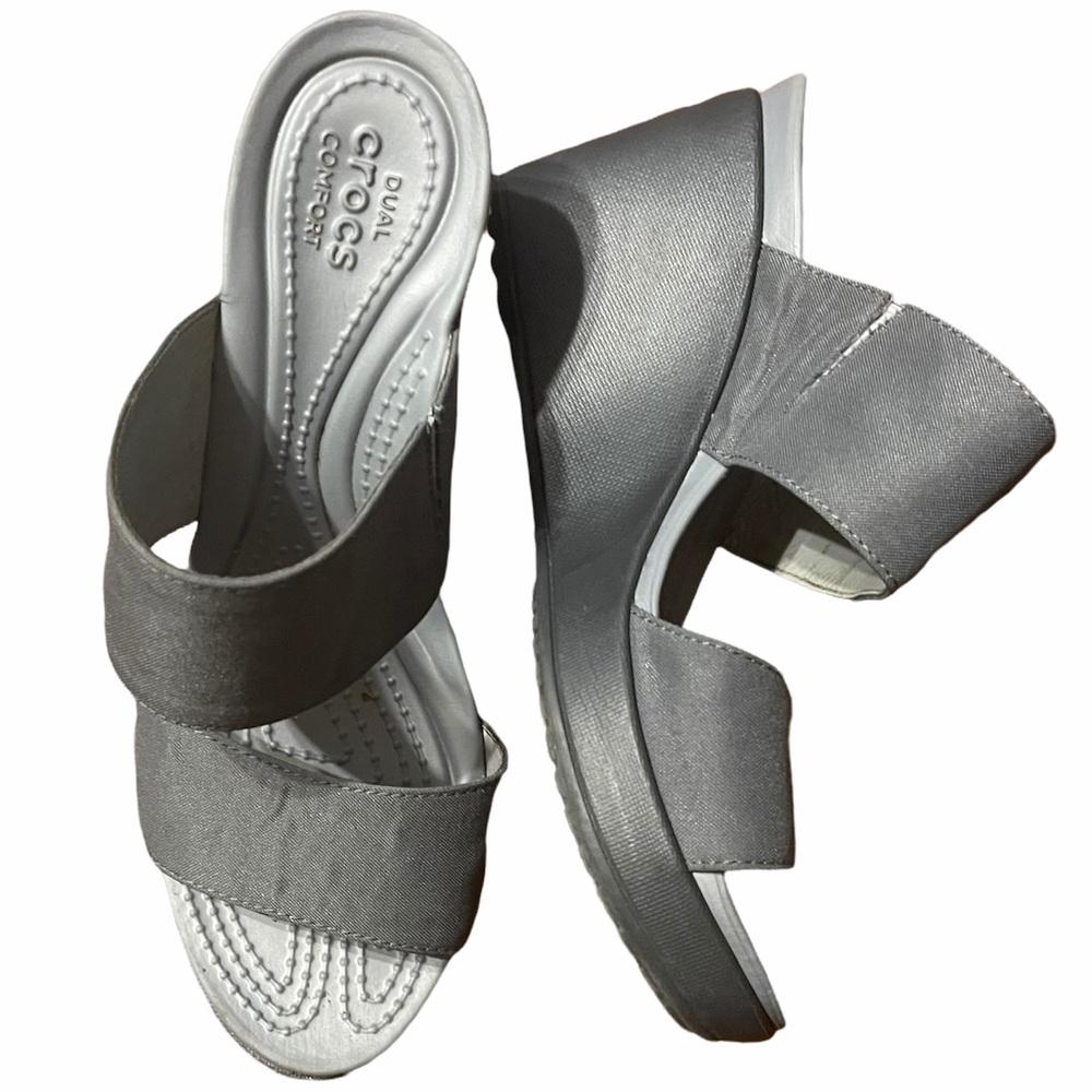 Crocs Leigh ll Duo Comfort Wedge Slide